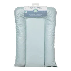 Matelas à langer flocons bleu / vert - 50x70cm