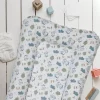 Matelas à langer flocons greenland renards - 50x70cm