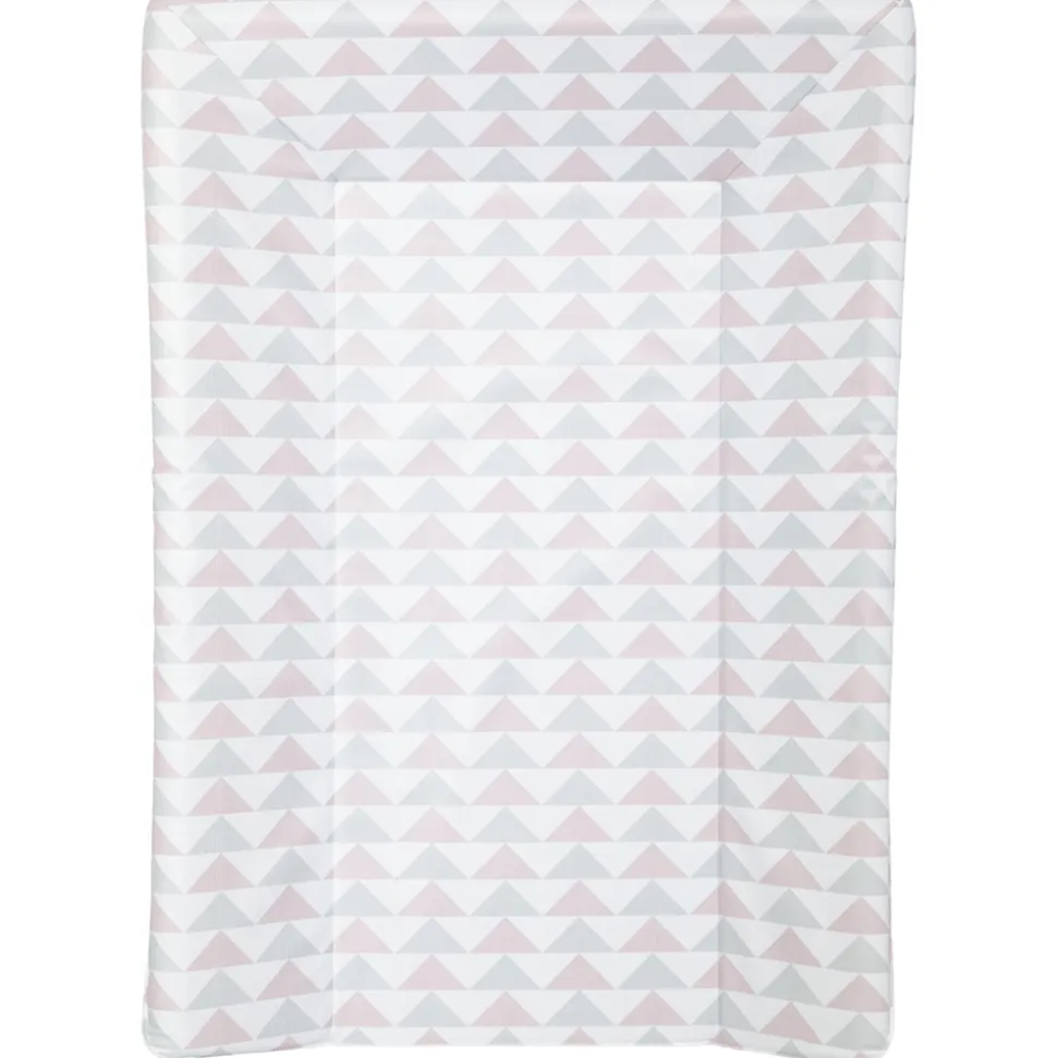 Matelas à langer luxe géométriques rose/ gris