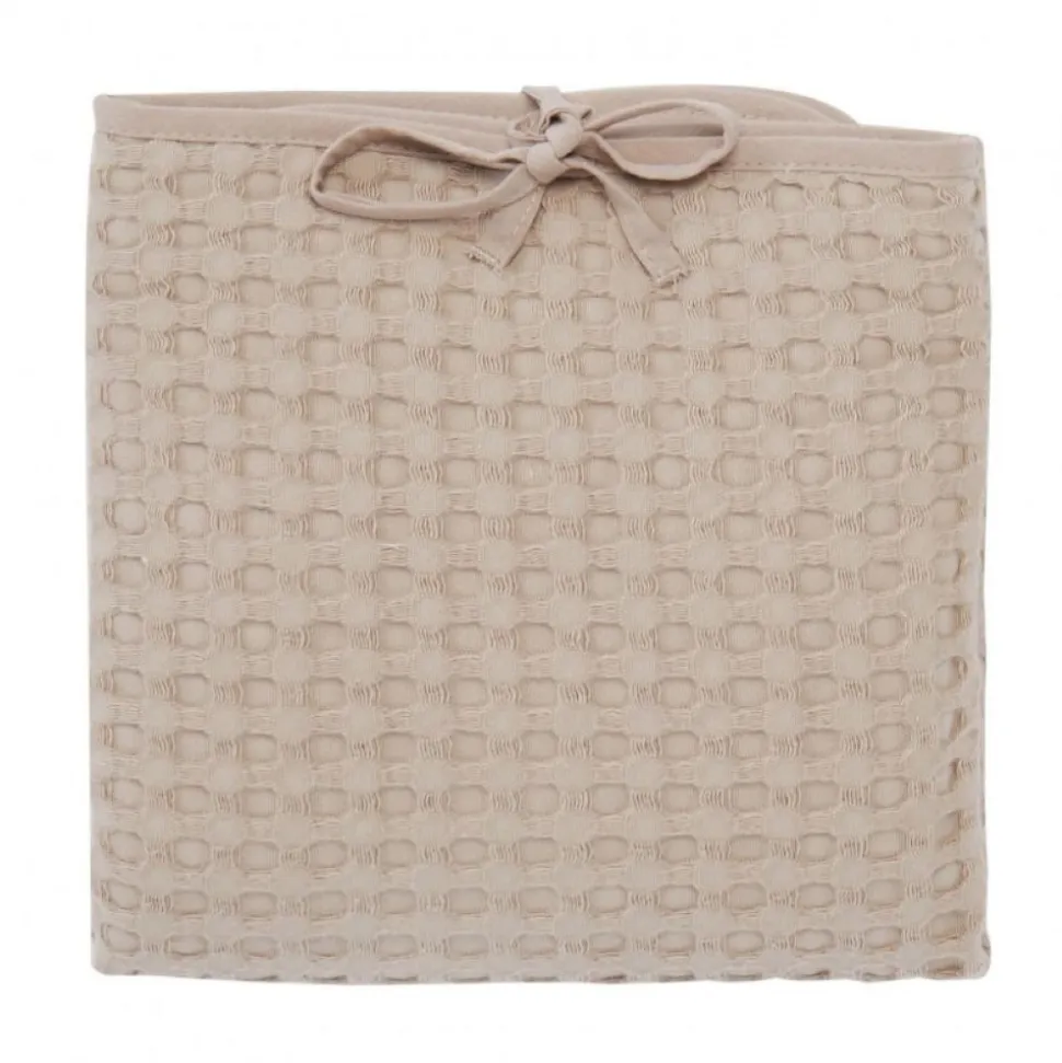 Matelas à langer nomade coton gaufré latte