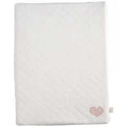 Matelas à langer 68 x 52 cm avec serviette éponge petit coeur
