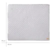 Matelas à langer 85 x 75 cm gris argenté