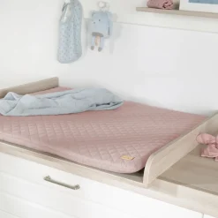 Matelas à langer 85 x 75 cm rose/mauve