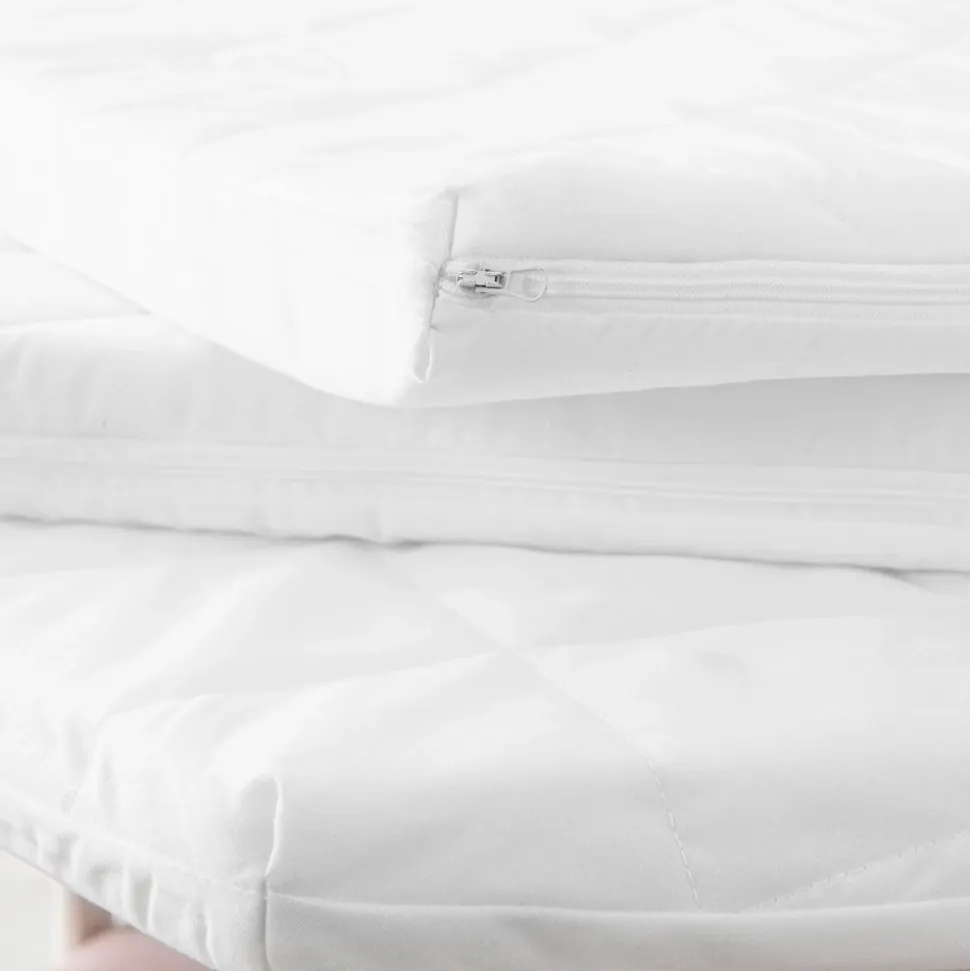 Matelas pour parc bébé blanc 100 x 100 cm