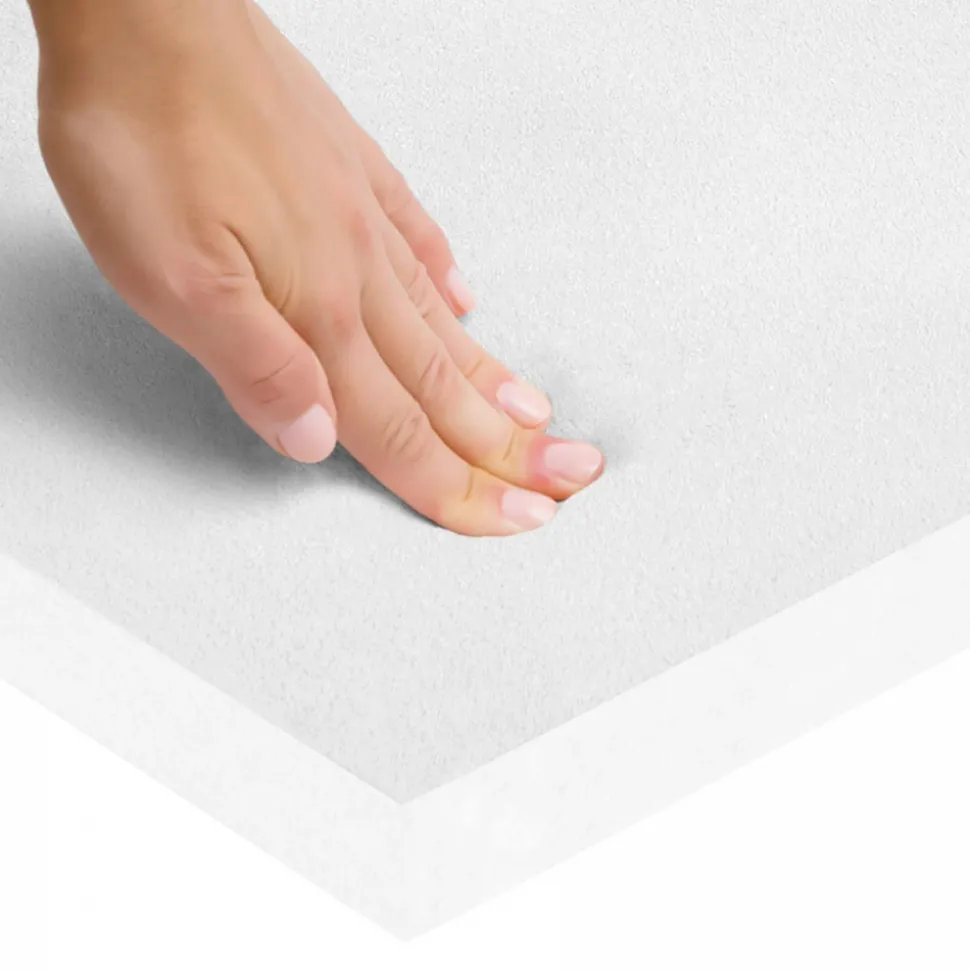 Matelas pour parc bébé blanc 100 x 100 cm