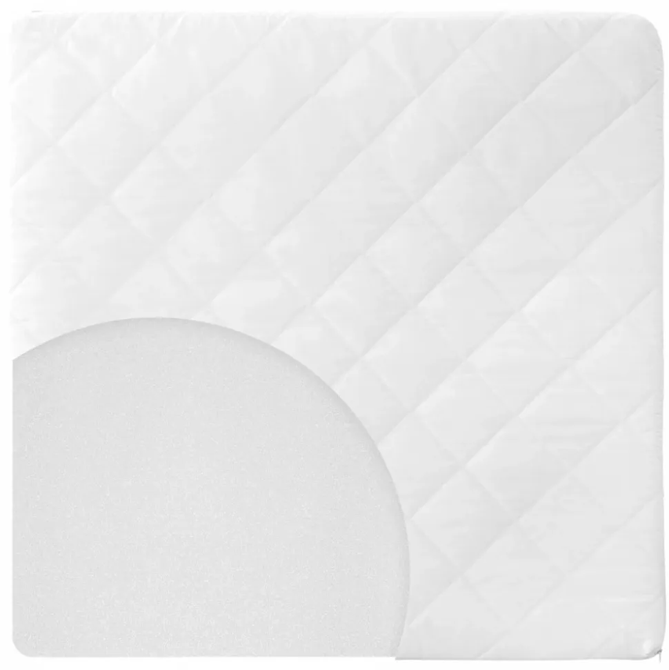 Matelas pour parc bébé blanc 100 x 100 cm