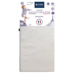Matelas évolutif bien être déhoussable 360° 70 x 140 cm