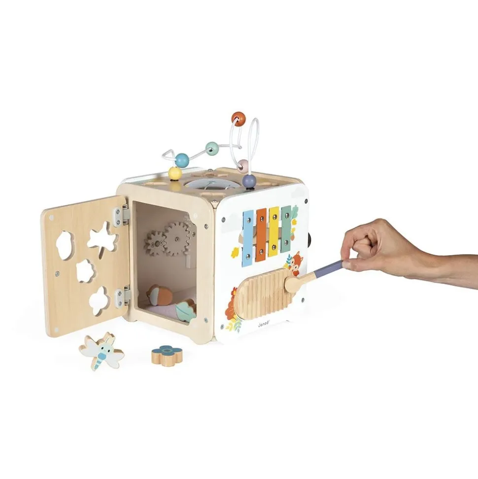 Maxi cube d'activités en bois pour enfant pure