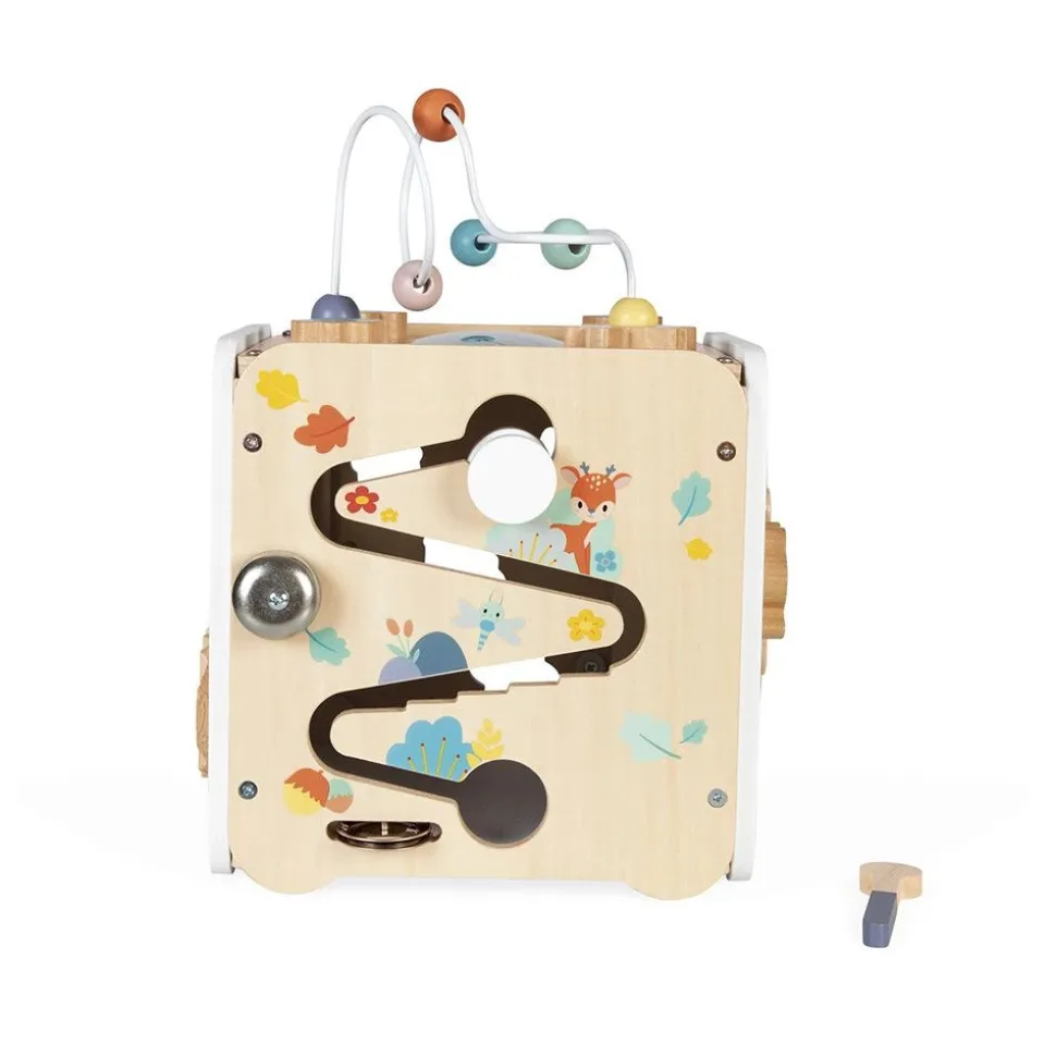 Maxi cube d'activités en bois pour enfant pure