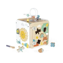 Maxi cube d'activités en bois pour enfant pure