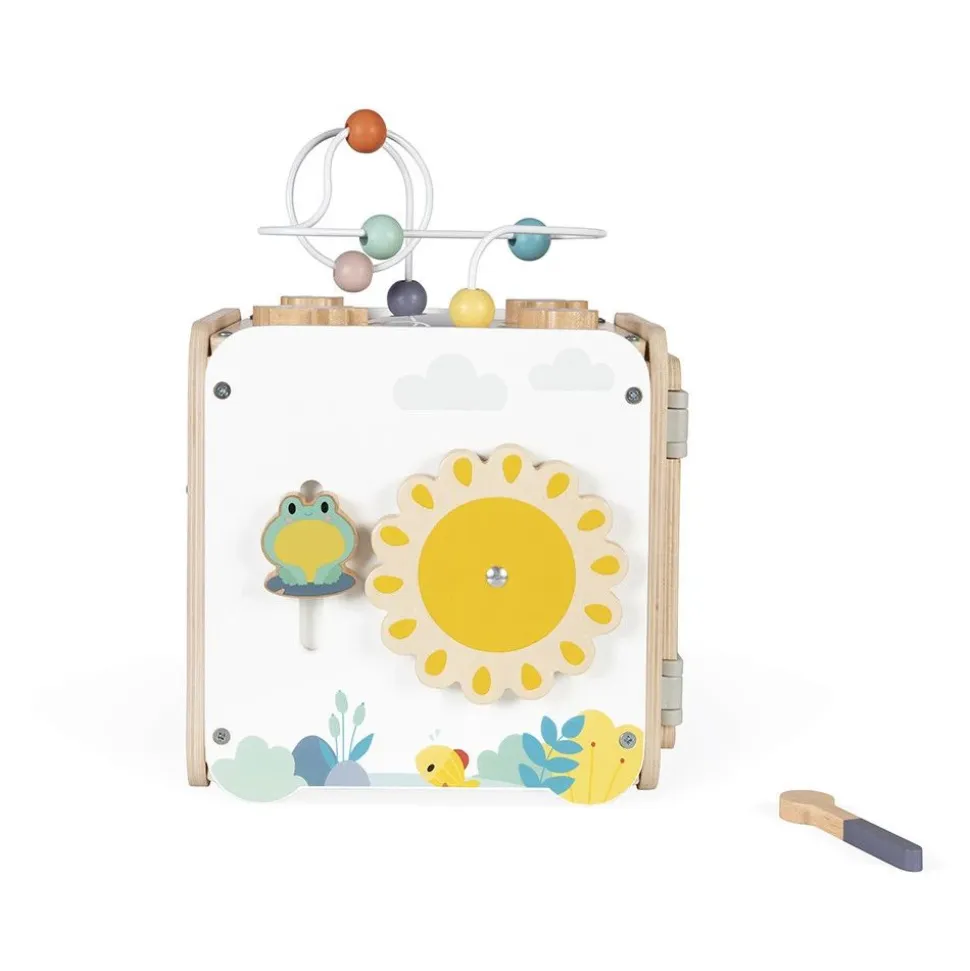 Maxi cube d'activités en bois pour enfant pure