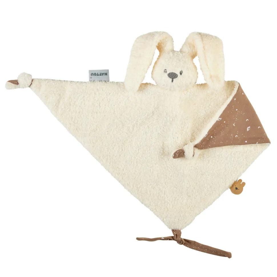 Maxi doudou lapidou teddy phosphorescent glow avec motif imprimé vanille