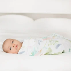 Maxi-lange en mousseline de coton tropicalia
