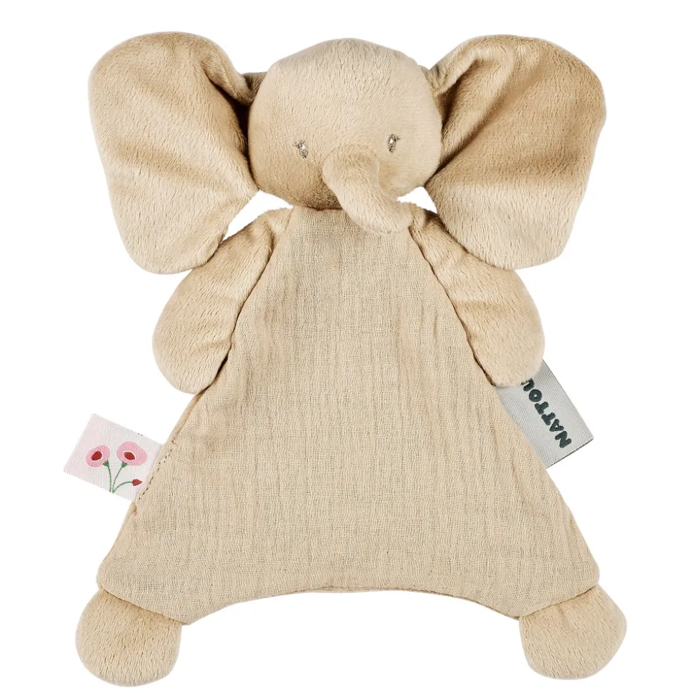 Mini doudou fanfan éléphant sable