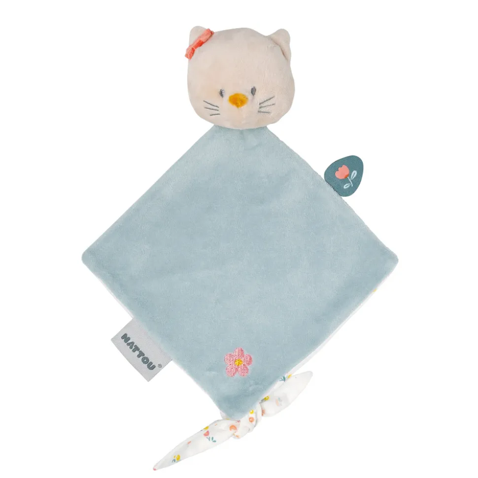 Mini doudou plat lana le chat