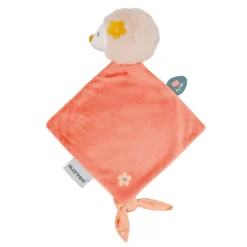 Mini doudou plat zoë le hérisson