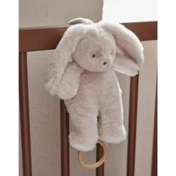 Mini peluche musicale 20 cm moka