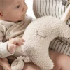 Mini peluche musicale lune bouclette beige