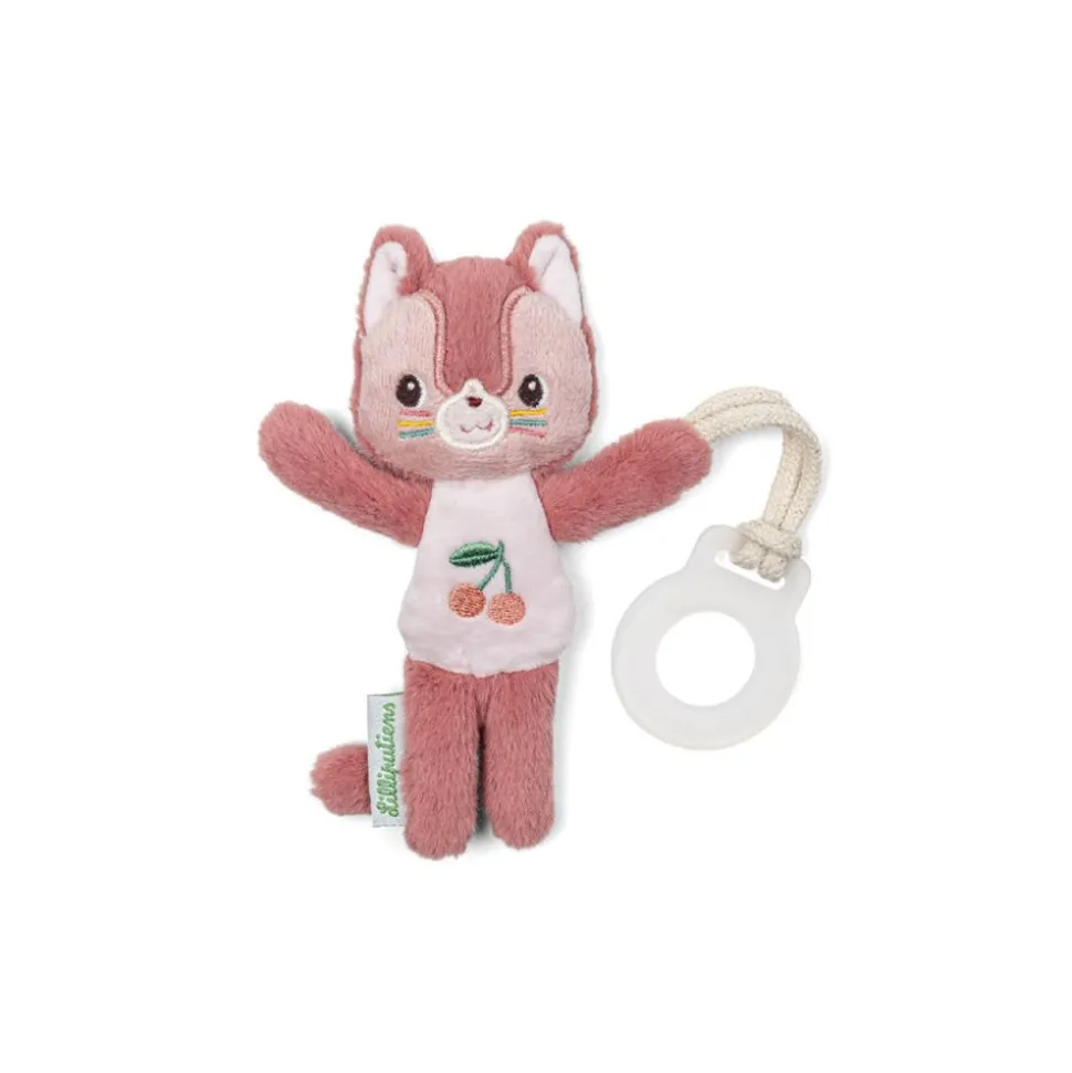 Mini peluche phosphorescente jeanne le chat