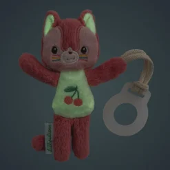 Mini peluche phosphorescente jeanne le chat