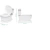 Mini toilette marlin gris/blanc