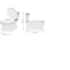 Mini toilette marlin gris/blanc