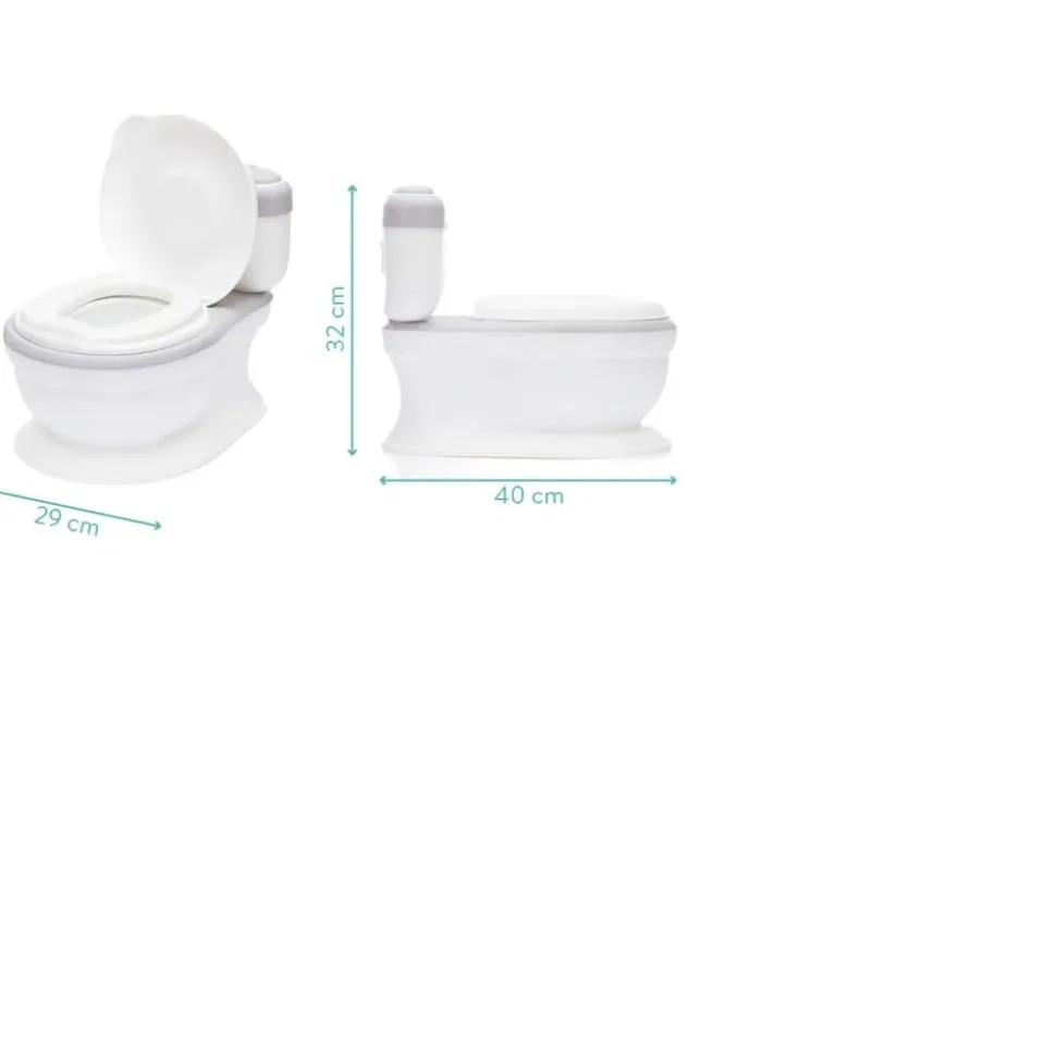 Mini toilette marlin gris/blanc