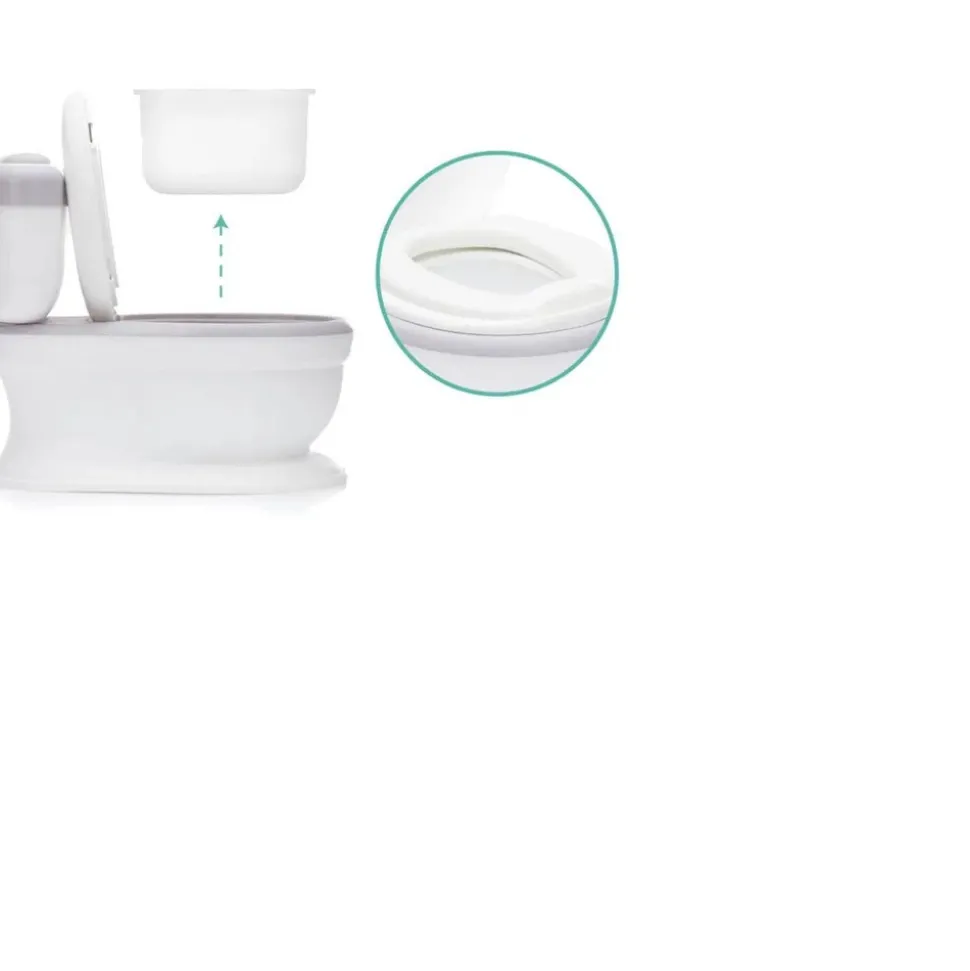 Mini toilette marlin gris/blanc