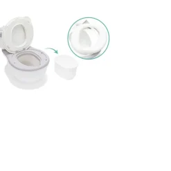 Mini toilette marlin gris/blanc