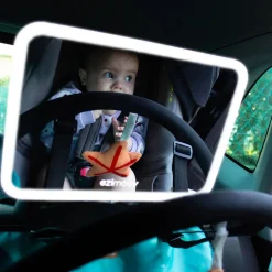 Miroir voiture bébé led pro
