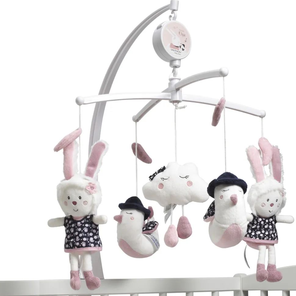 Mobile bébé musical miss fleur de lune