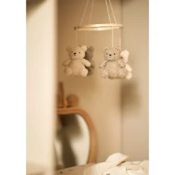 Mobile d'éveil bébé teddy bear olive green et naturel