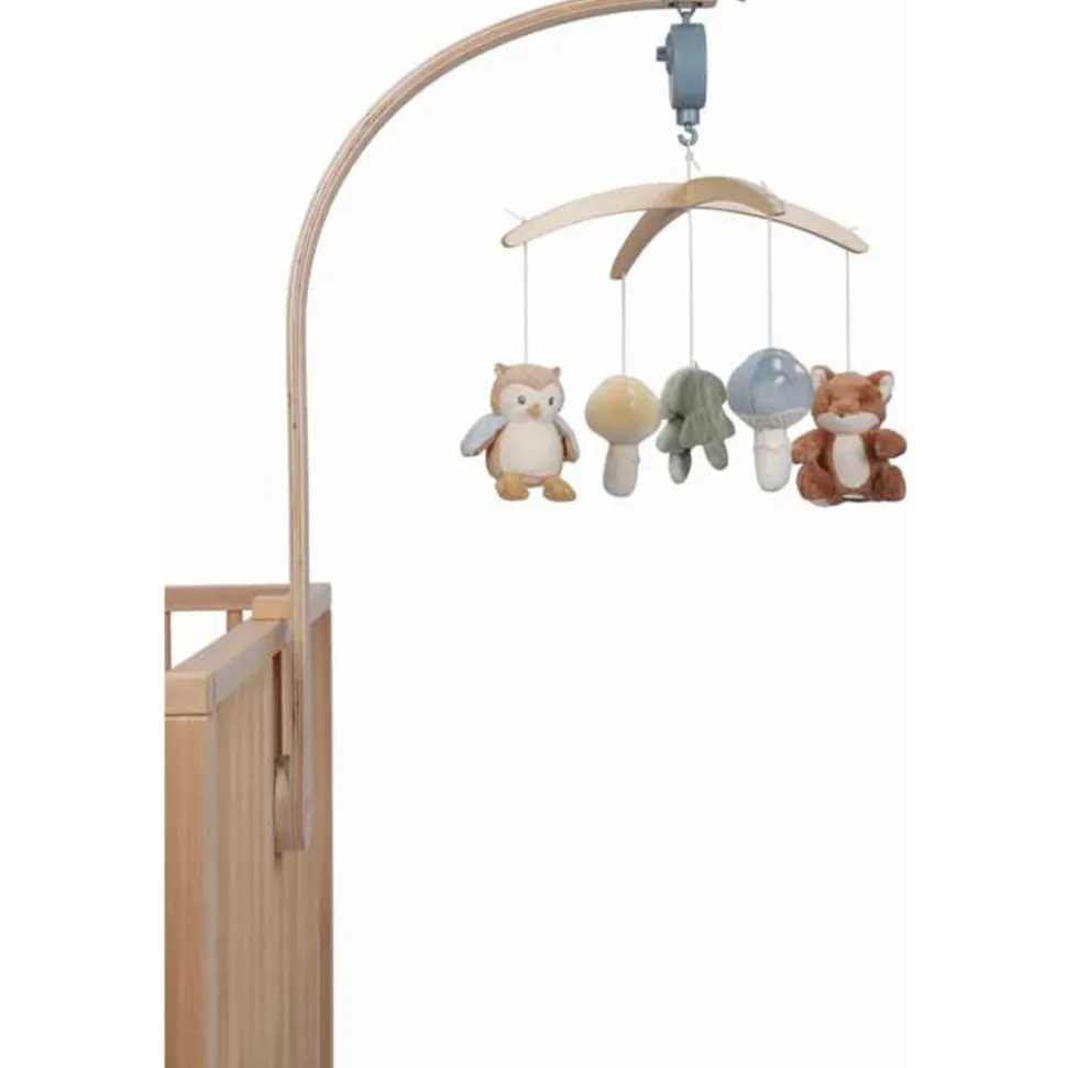 Mobile musical en bois fsc - forest friends