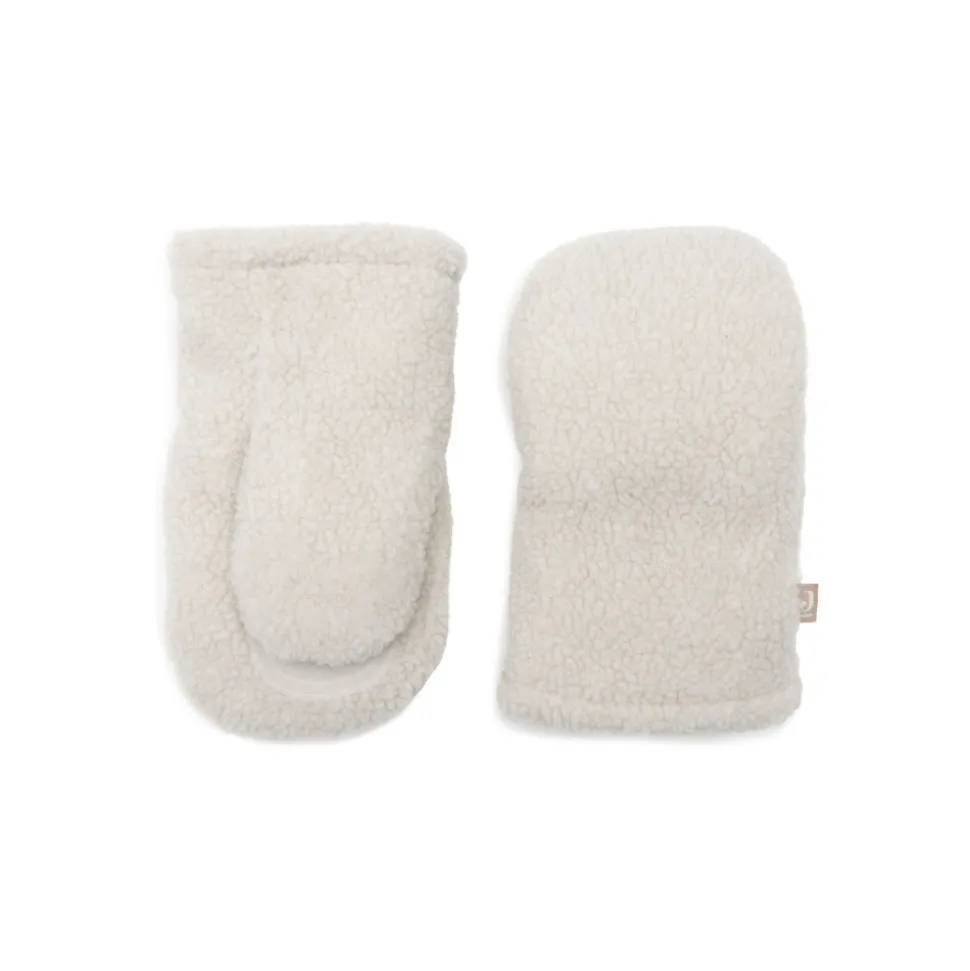 Moufles pour poussette teddy natural