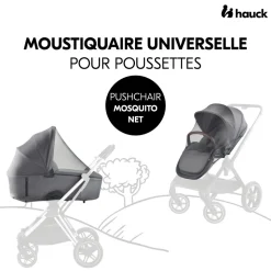 Moustiquaire universelle pour poussette grey