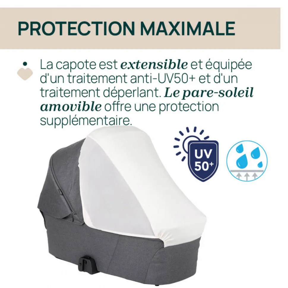 Nacelle flexi black satin