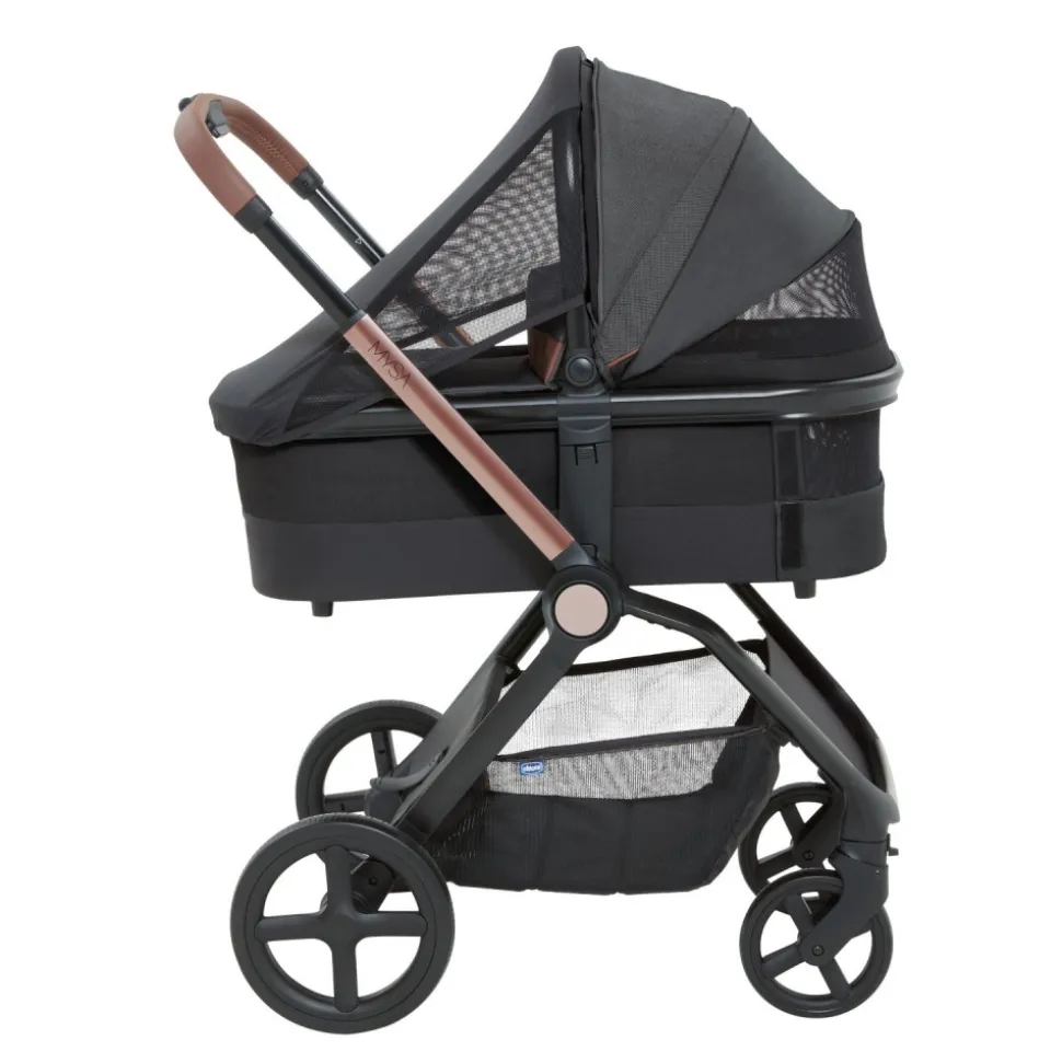 Nacelle mysa light black satin