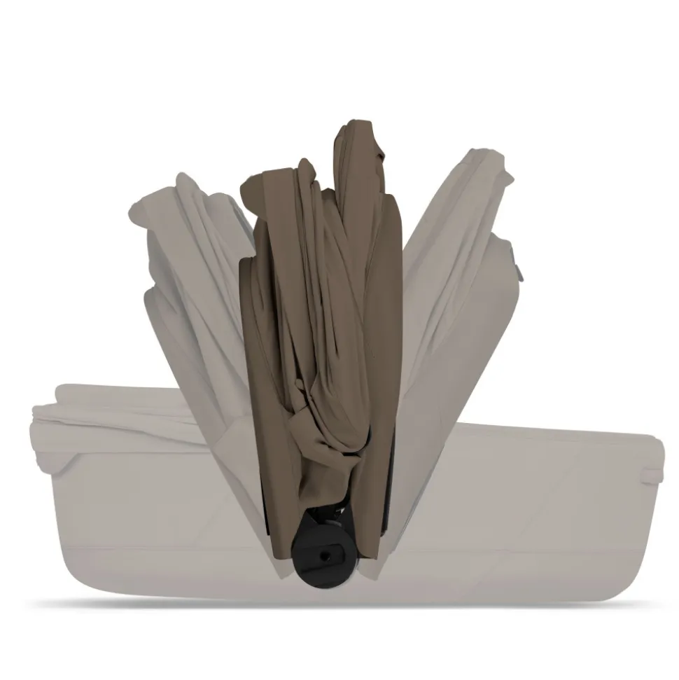 Nacelle pliable poussette priam 5 / e-priam 3 coconut brown