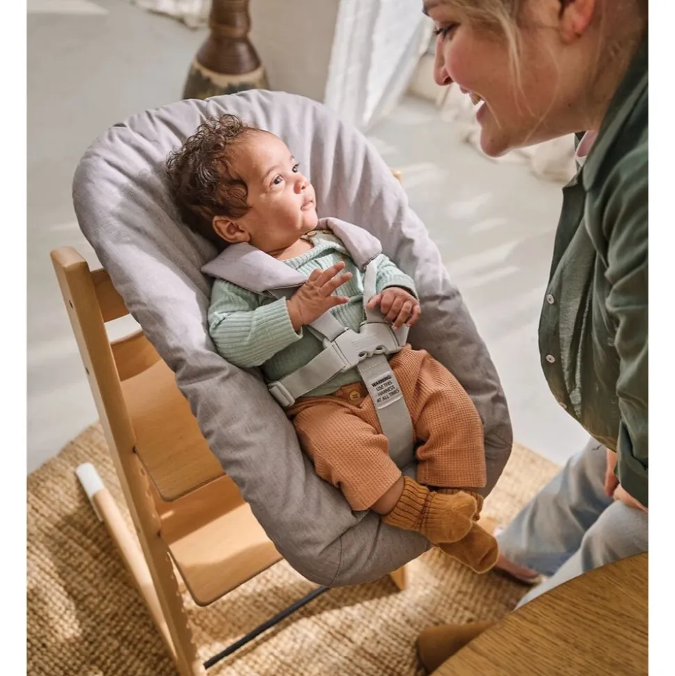 Newborn set gris pour chaise tripp trapp