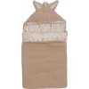 Nid d'ange coton doublé sherpa - jardin enchanté
