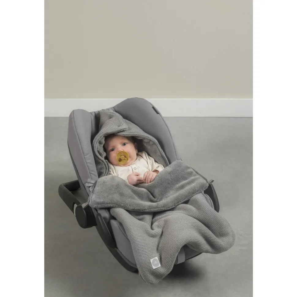 Nid d’ange groupe 0+ passe-sangle bébé basic knit stone grey