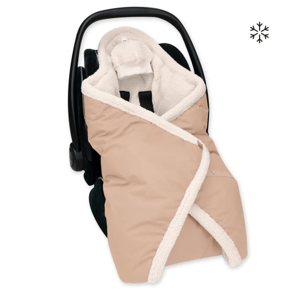Nid d'ange imperméable teddy natural