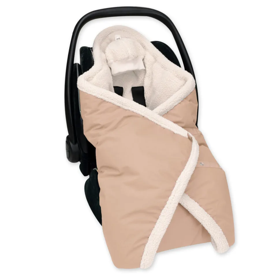 Nid d'ange imperméable teddy natural