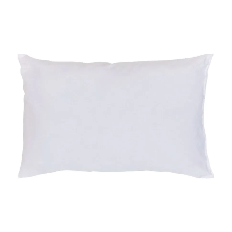 Oreiller pour enfant en coton bio 60 x 40 cm blanc