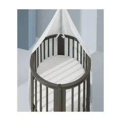 Pack berceau sleepi hazy grey + matelas mini sleepi + drap housse blanc