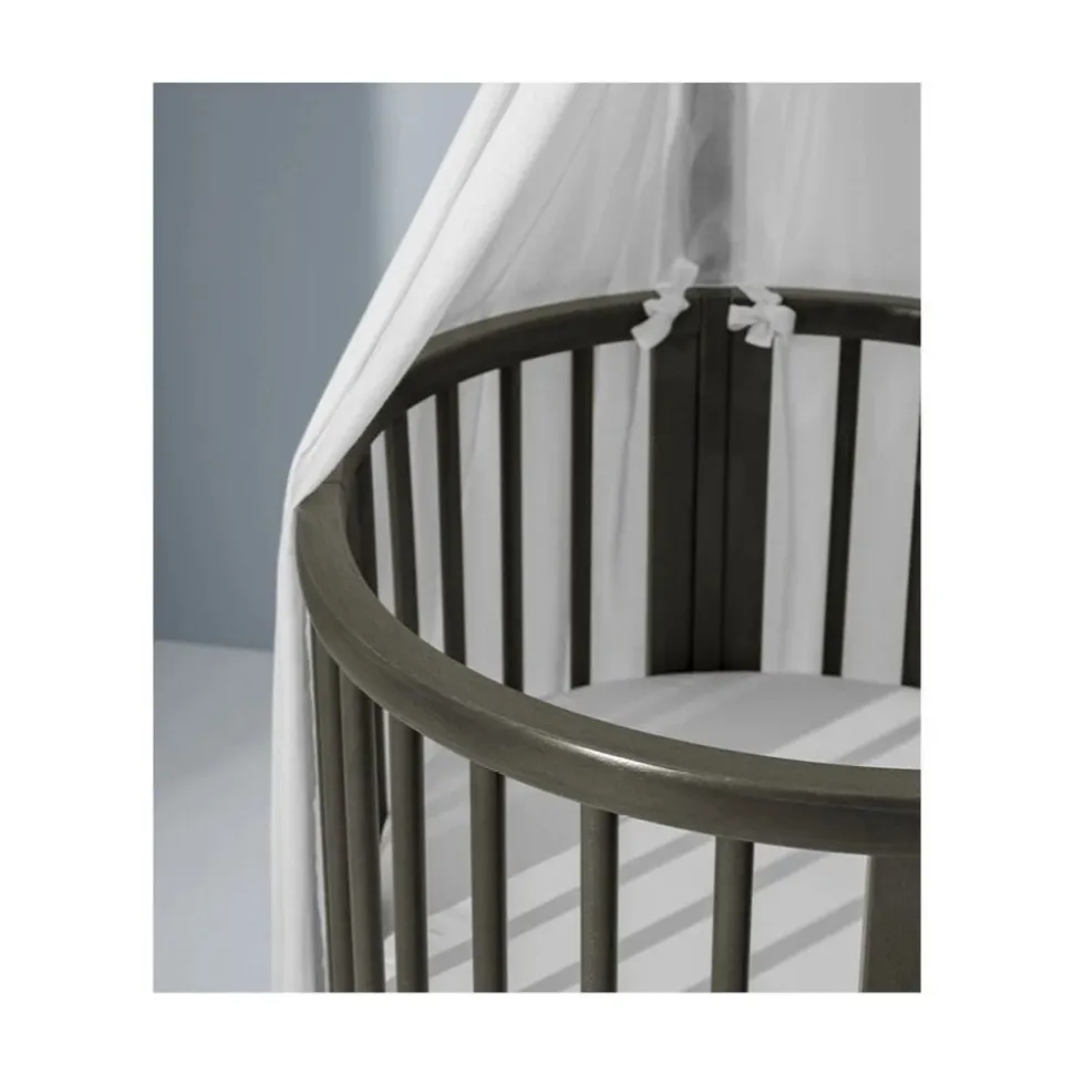 Pack berceau sleepi hazy grey + matelas mini sleepi + drap housse blanc