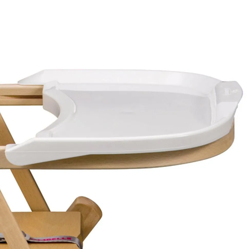 Pack chaise haute andré hybride vert mint et sa tablette blanche