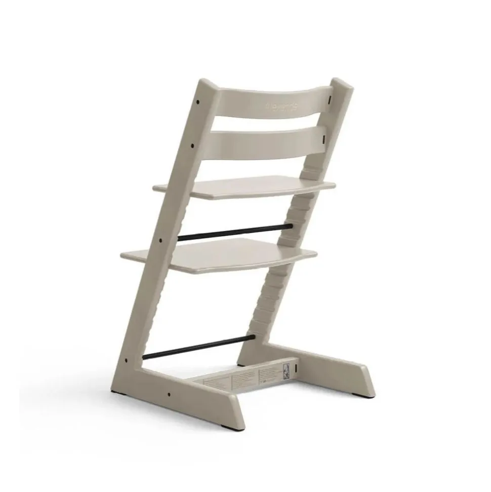Pack chaise haute tripp trapp avec son baby set et sa tablette cashmere grey
