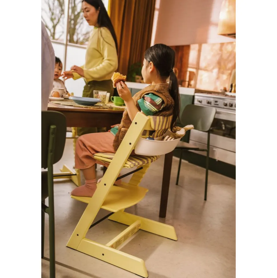 Pack chaise haute tripp trapp et son baby set lemon yellow
