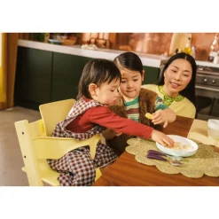 Pack chaise haute tripp trapp et son baby set lemon yellow